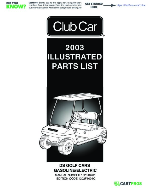 2003 Club Car DS 48V 4P