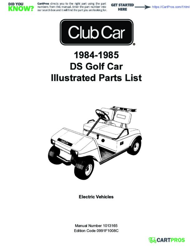 Club Car DS Manuals - Golf Cart Parts, Manuals & Accessories