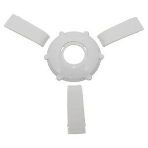 Gussi Italia Giazza Steering Wheel White Center Cap and Spoke Set