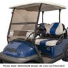 2017-Up Yamaha Drive2 - Tinted Fold Down Front Windshield with Vents