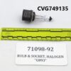 BULB & SOCKET, HALOGEN "G893"