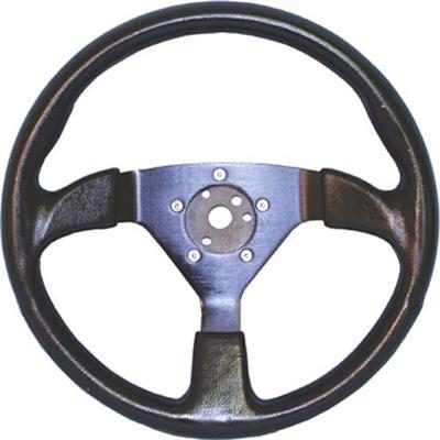 Steering Wheel Form 1 -black Grip/Spoke (190-14)