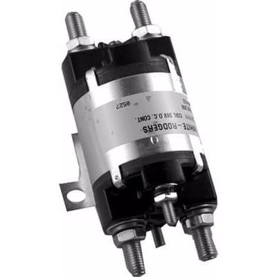 Solenoid, 24v 6p, Silver CushmanE 96-up/Td