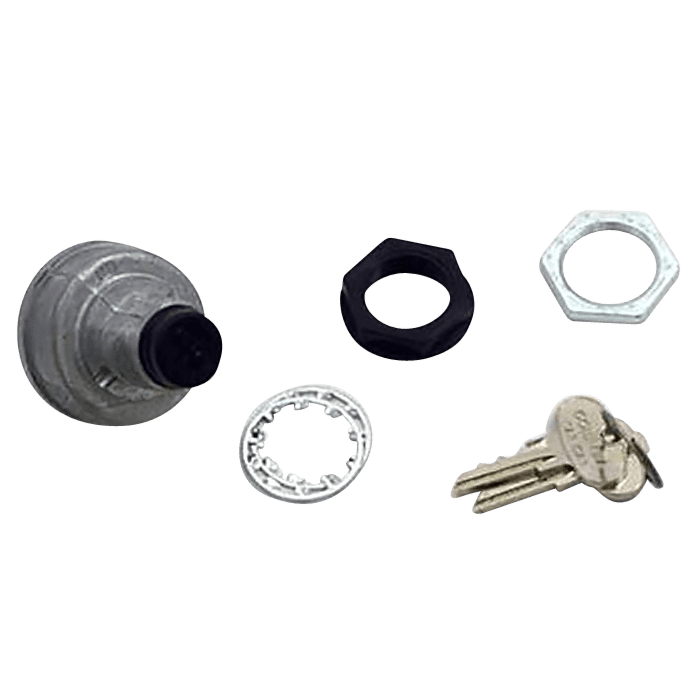 Key switch A, 2 Position With Key & Hardware