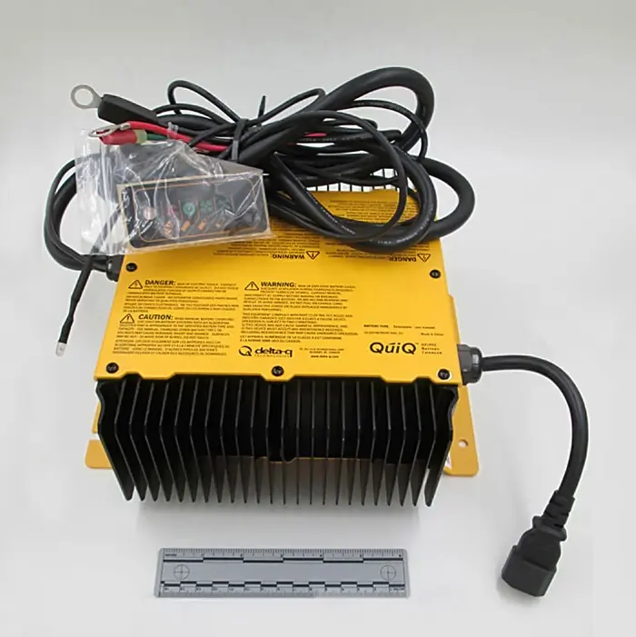 48v Delta-Q Off-Board Charger w/ Yamaha 3-Pin Plug - Golf Cart Parts,  Manuals & Accessories