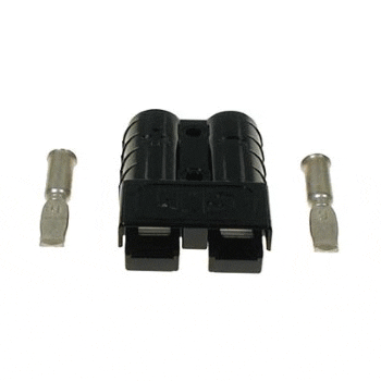 E-Z-GO Electric 6-Gauge SB50 Plug Black (Fits 1983-1995)