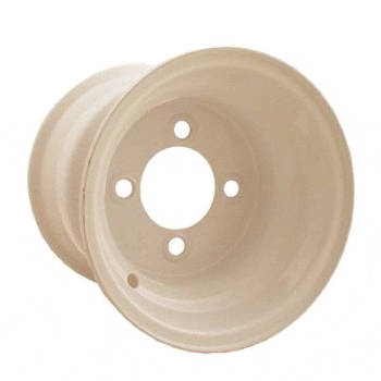 8x7 Beige Steel Wheel (Centered)