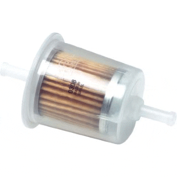 1/4" Inline Fuel Filter (Fits Select Club Car / E-Z-GO / Yamaha Models)
