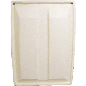 56" Club Car Carryall White Blue-Dot Top Assembly (Fits 2008-Up)