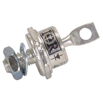 Stud-Type Replacement Diode for 36-Volt Lester Chargers (Fits Club Car, Columbia, E-Z-GO Models)
