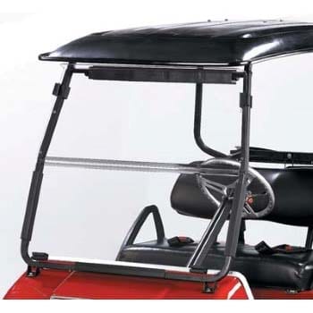Tinted Club Car DS Folding Windshield - 1/4" (Fits 2000-Up)