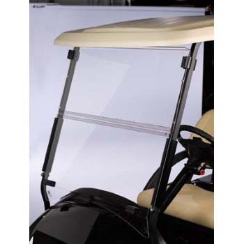 Clear Columbia Par-Car Folding-Windshield (Fits 1996-Up)
