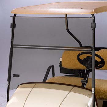 Tinted E-Z-GO Impact-Resistant Folding Windshield (Models ST350)