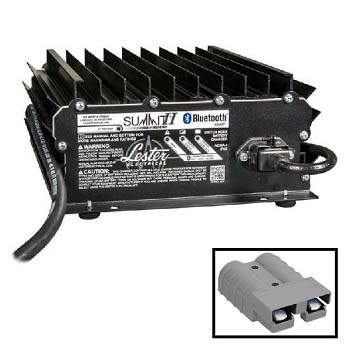 Lester Summit Series II Battery Charger - 1050W 24/36/48V With Gray SB50 Plug, 8.5 Ft. DC Cord