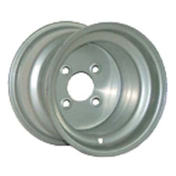 8x7 Silver Steel Wheel (Centered)