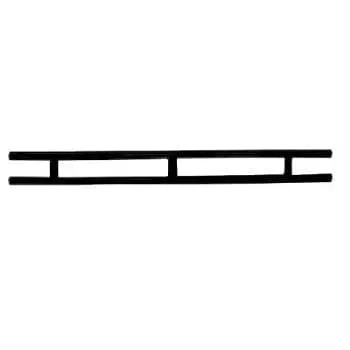 Jake's Matte Black Club Car DS Rear Bumper (Fits 1981-Up)
