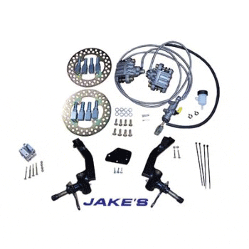 Jake's Club Car DS Non-Lifted Hydraulic Front Disc Brake Kit (Fits 1981-2004.5)