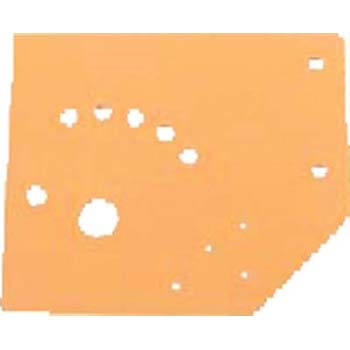 E-Z-GO Accelerator Board W/ Holes 6x7-1/8 (Fits 1982-Up)